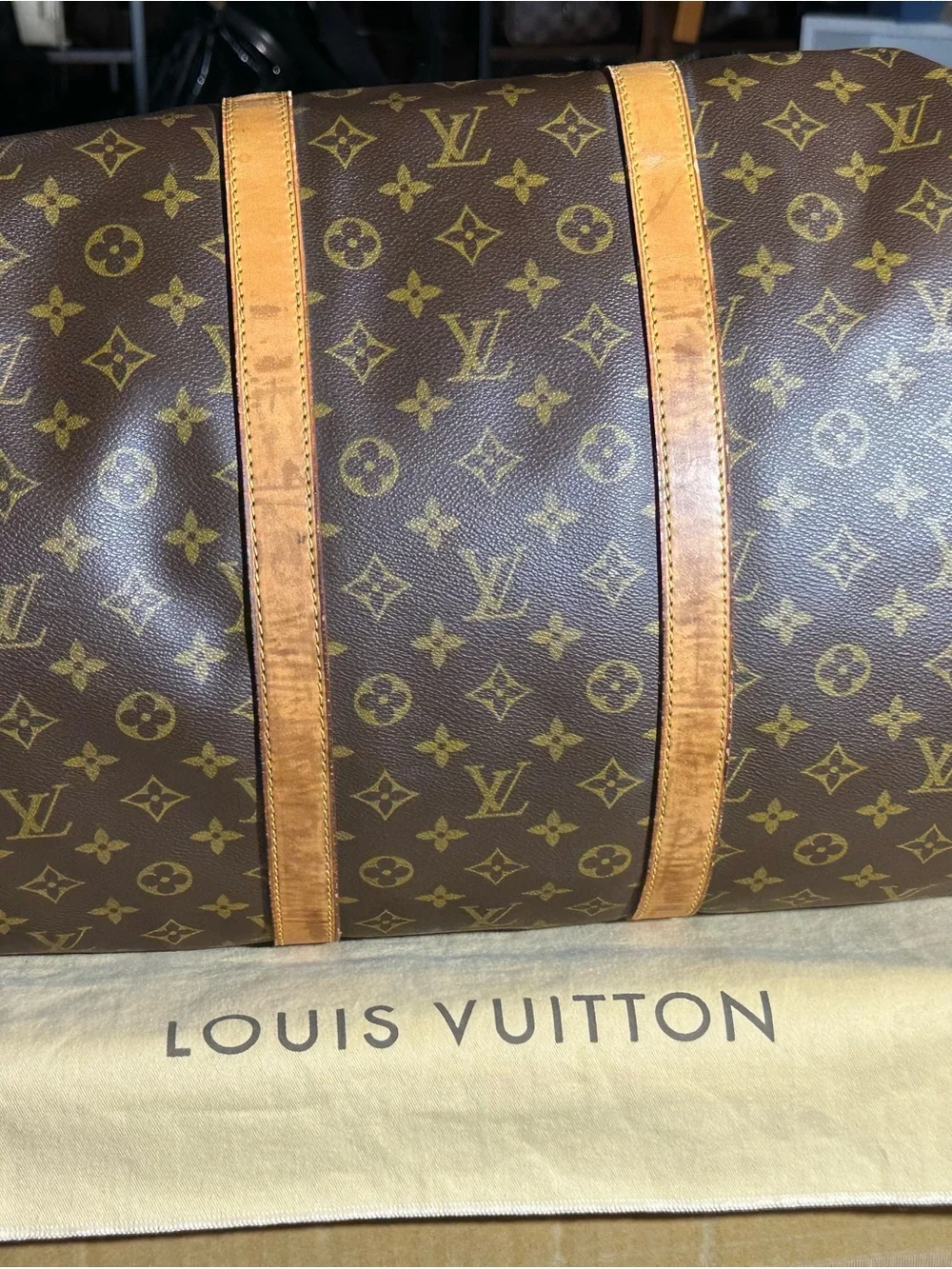 Louis Vuitton Monogram Keepall 55 Duffel